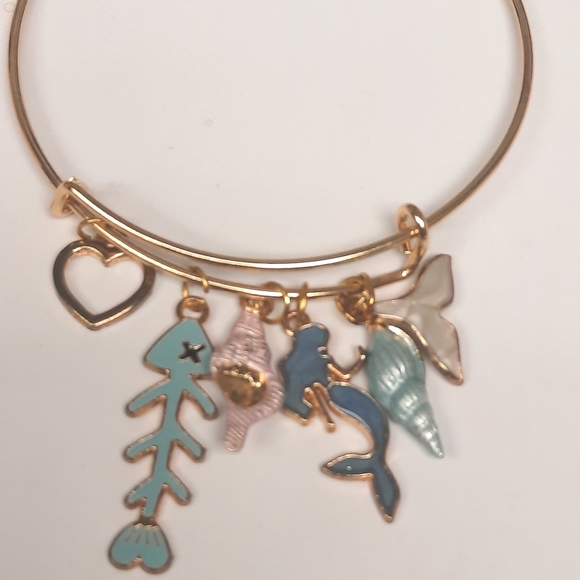 NEW Mermaid Sea / Ocean Life Charm Bracelet - Picture 2 of 4